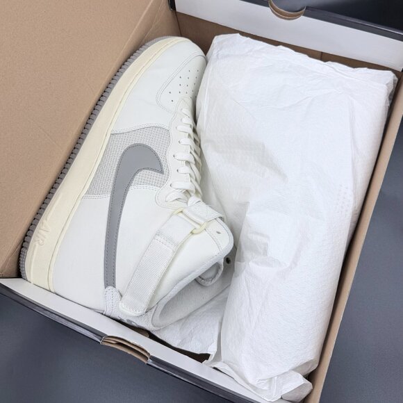 Nike Air Force 1 High '07 LV8 'Sail Medium Grey' - Picture 2 of 15